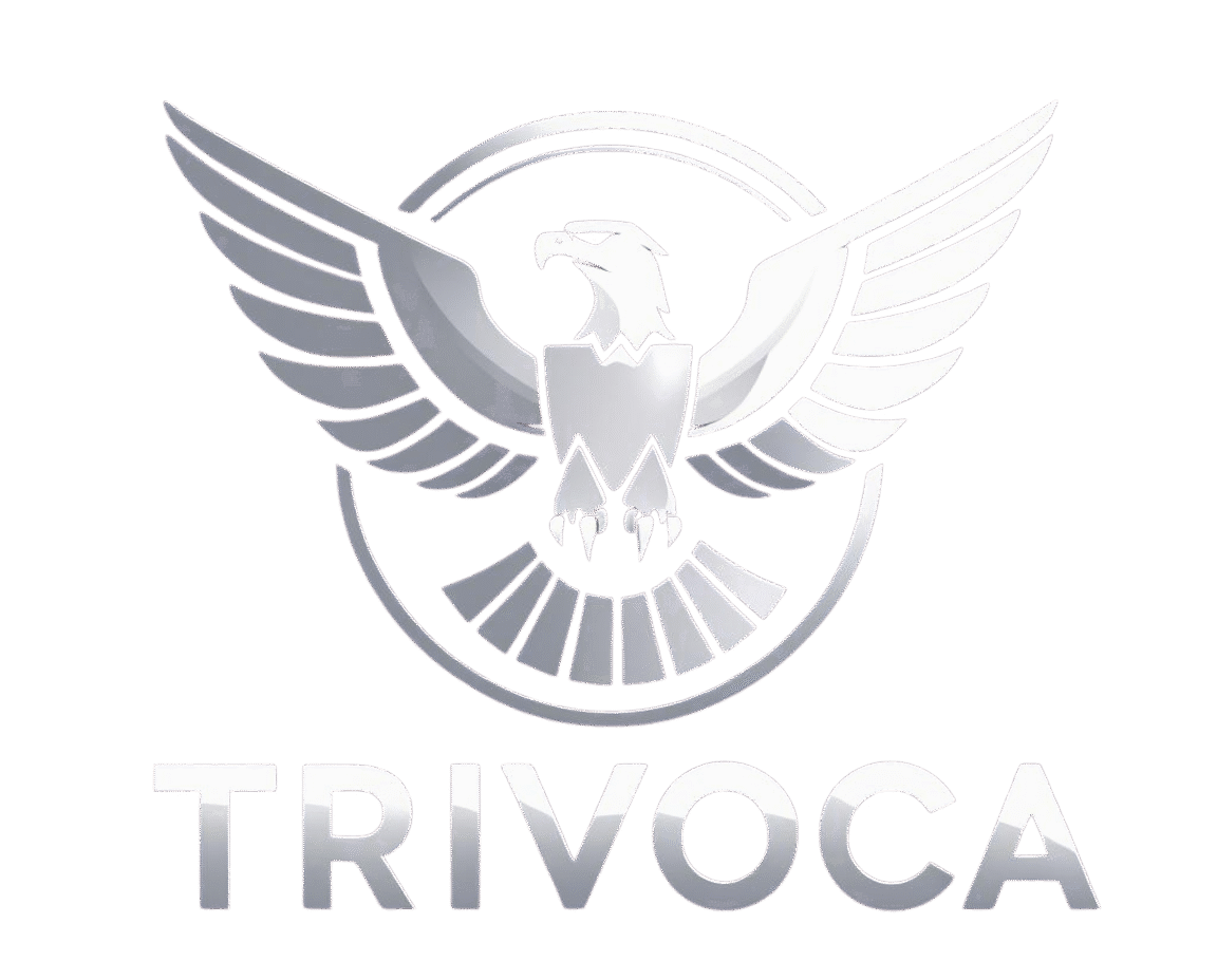 Trivoca logo white